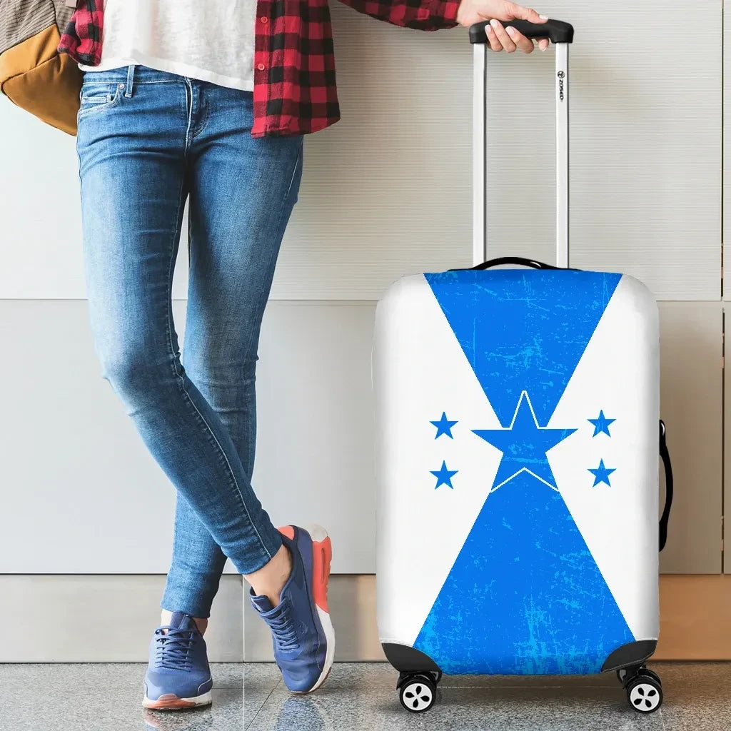 Honduras Luggage Cover Rusted Honduras Flag