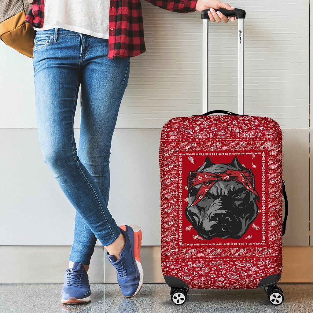 Blood Gang Bulldog Luggage Covers