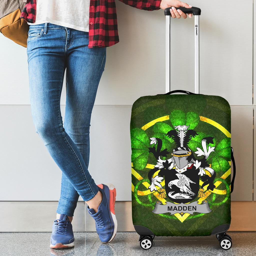 Madden or O'Madden Ireland Luggage Covers Celtic Shamrock
