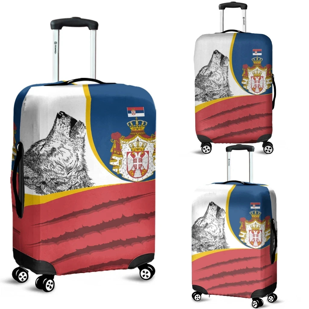 Serbia Luggage Covers Flag of Serbia