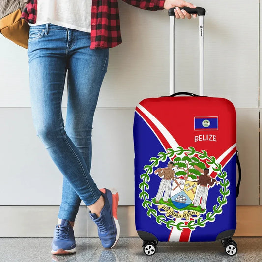 Belize Luggage Cover Belizean Pride