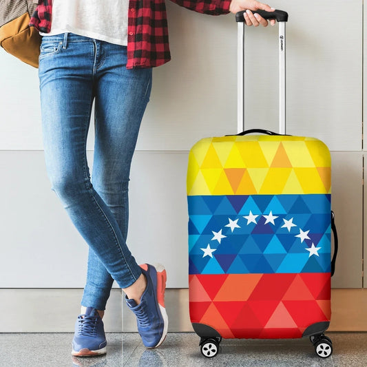 Venezuela Luggage Cover Polygon Venezuela Flag 01