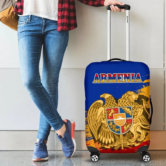 Armenia Luggage Cover Armenia Blue