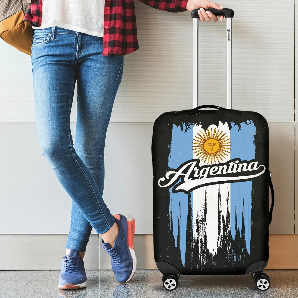 Argentina Vintage Flag Luggage Cover