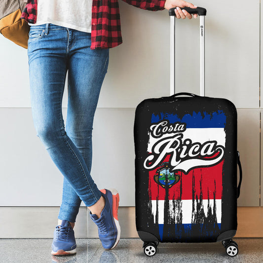 Costa Rica Grunge Flag Luggage Cover