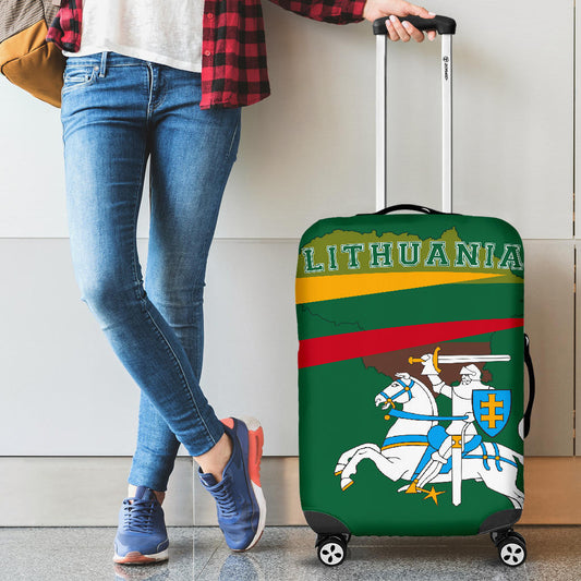 Lithuania Flag Luggage Covers Map Version