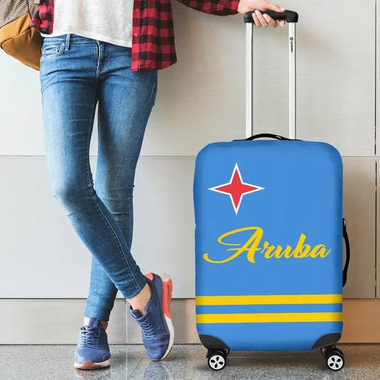 Aruba Flag Luggage Cover