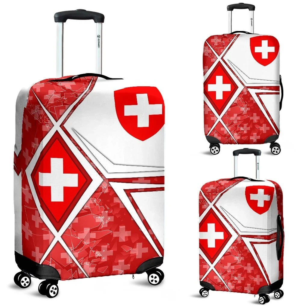 Switzerland Luggage Covers Swiss Legend