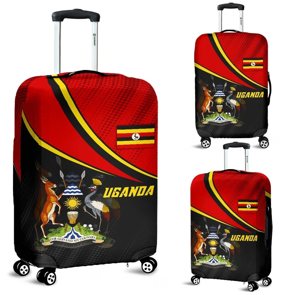 Uganda Luggage Covers National Flag