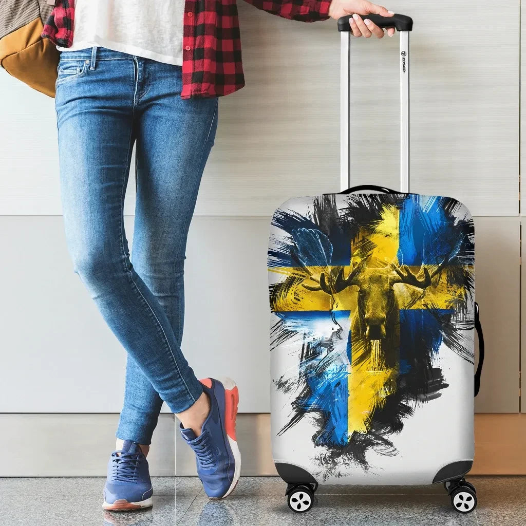 Sweden Flag Special Luggage Cover
