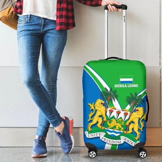 Sierra Leone Luggage Cover Sierra Leone Pride