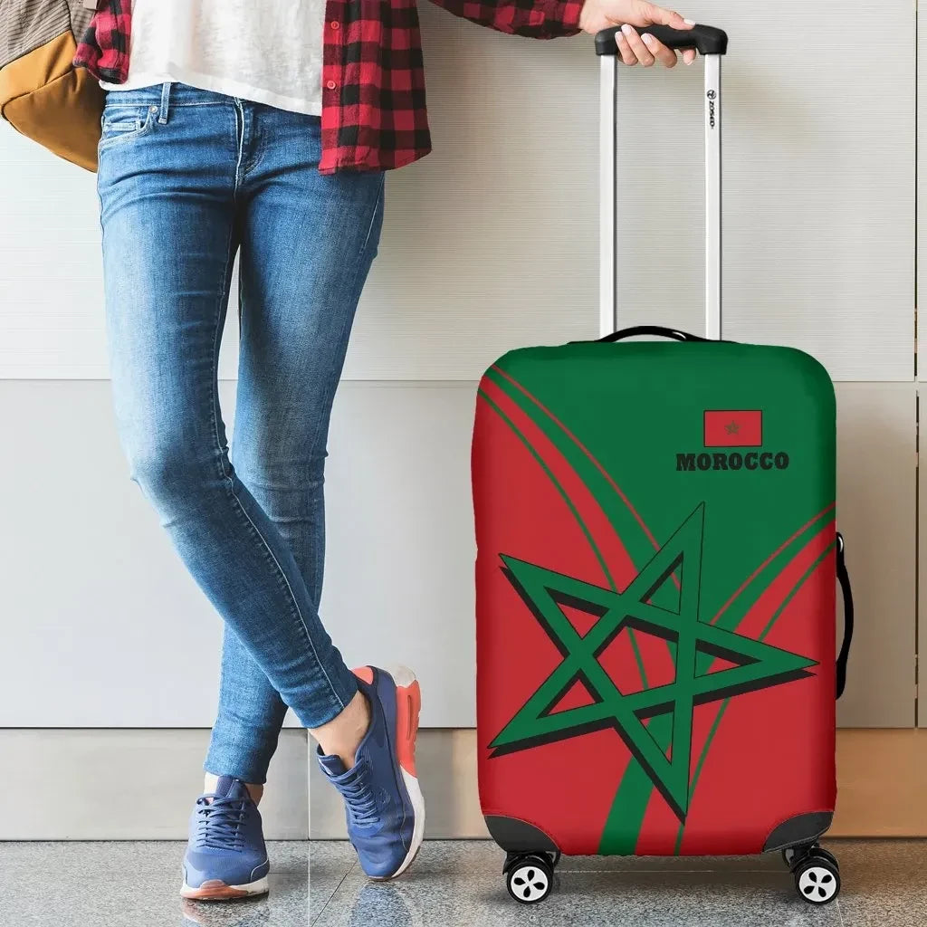Morocco Luggage Cover Moroccan Pride