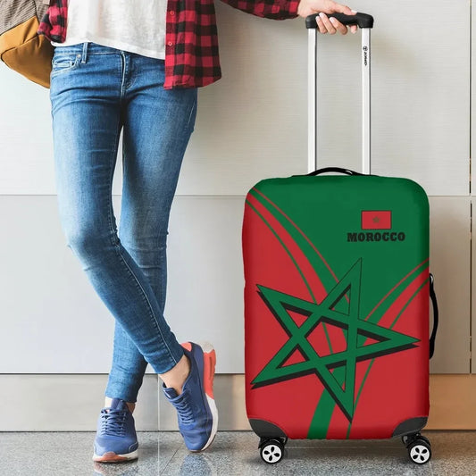 Morocco Luggage Cover Moroccan Pride