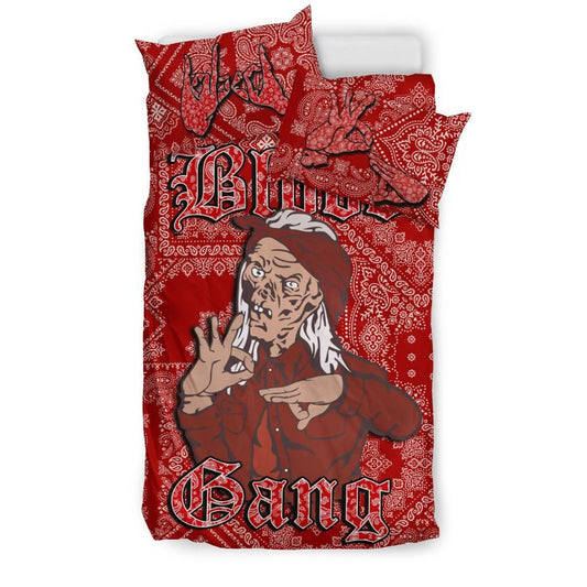 Blood Gang Bedding Set - Red Paisley