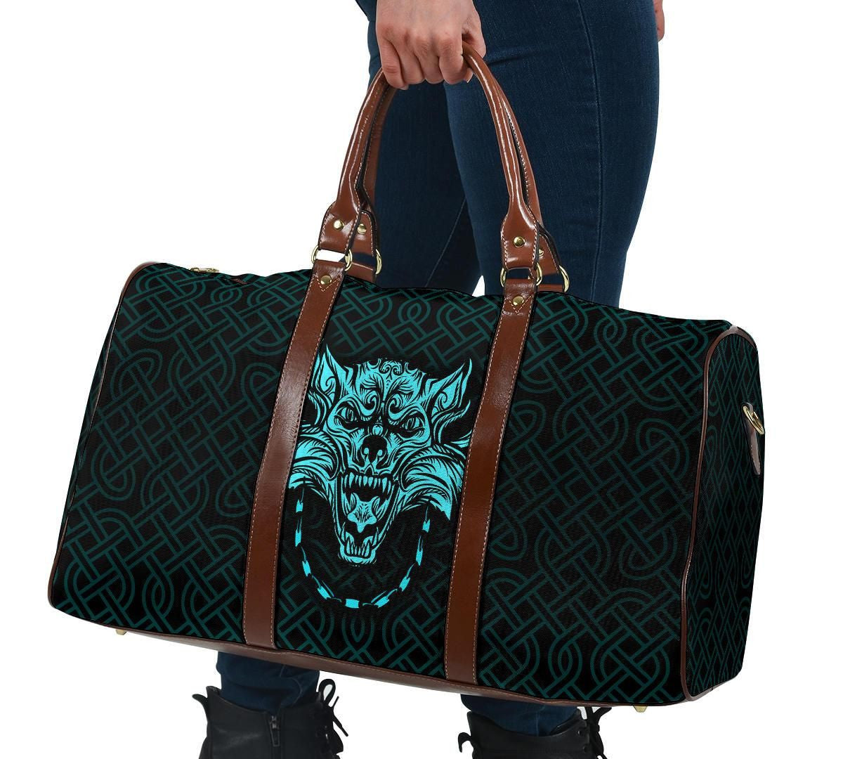 Travel Bag Fenrir Viking Cyan 3D