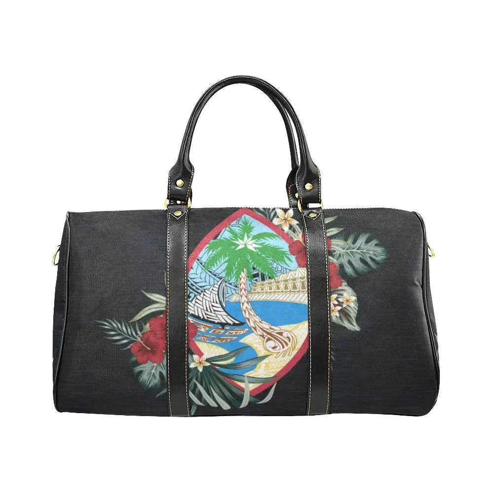 Guam Hibiscus Coat Of Arms Travel Bag