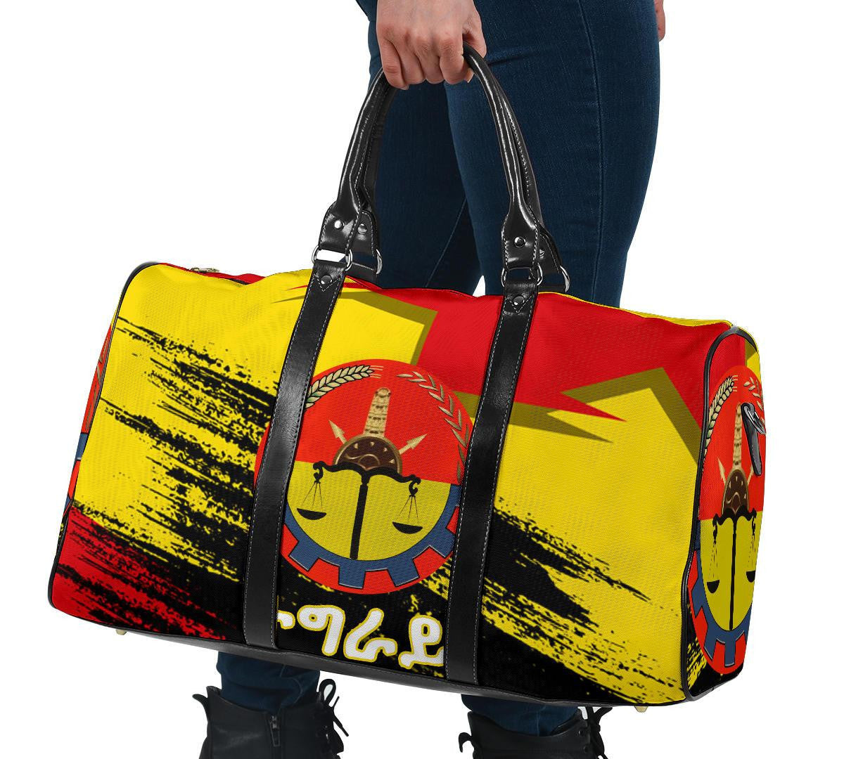 Tigray Coat Of Arms And Flag Travel Bag