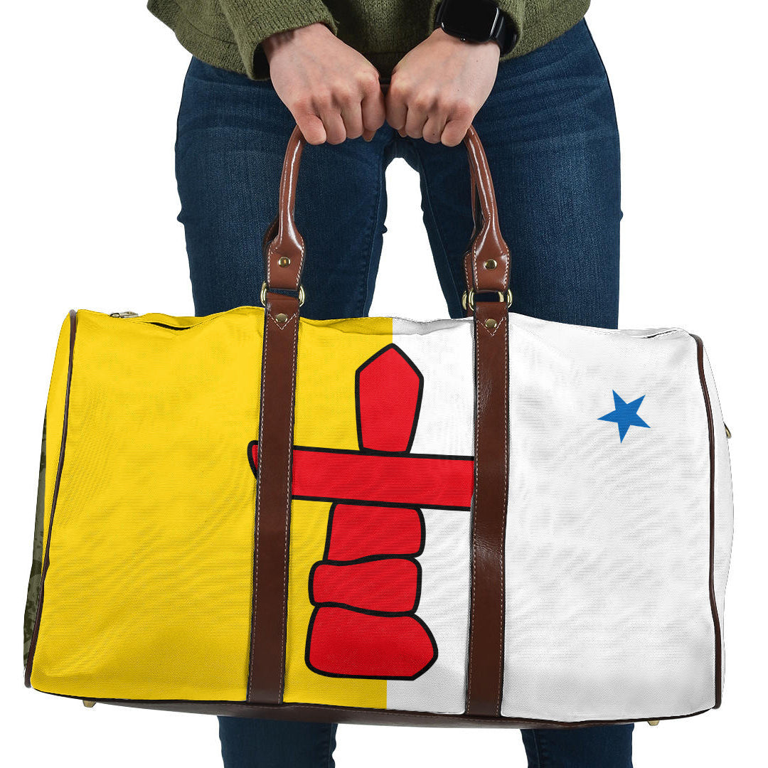 Travel Bag Canada Flag Of Nunavut Travel Bag