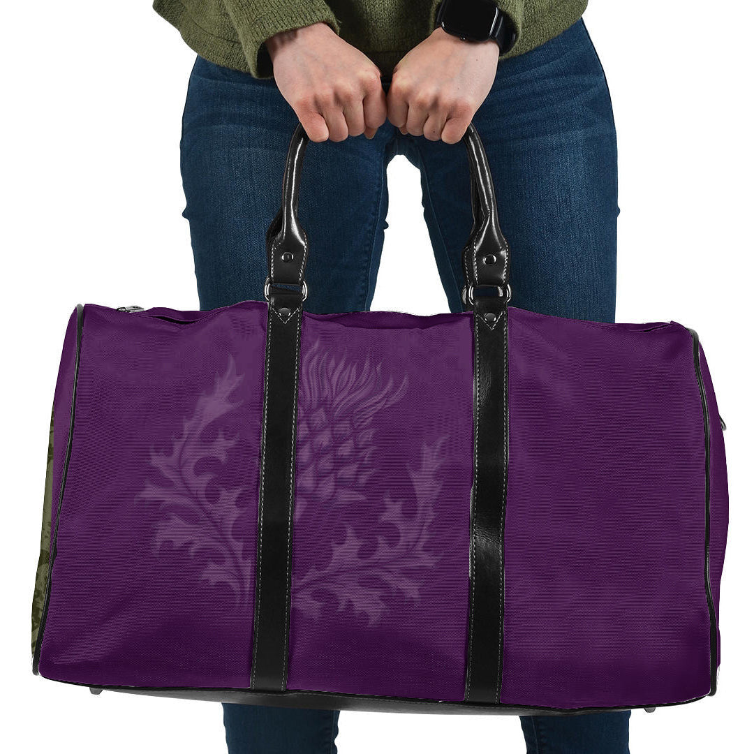 Travel Bag Scottish Purple Thistle Travel Bag