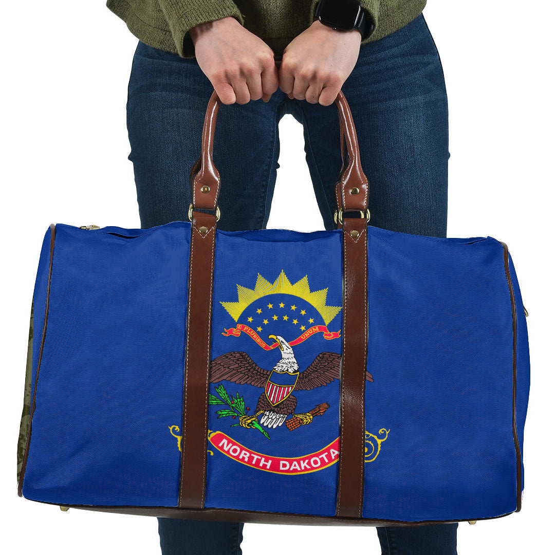 Travel Bag Flag Of North Dakota Travel Bag
