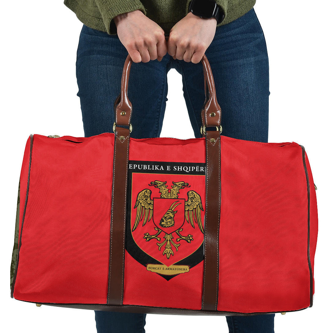 Travel Bag Flag of Albania Albanian Armed Forces Travel Bag