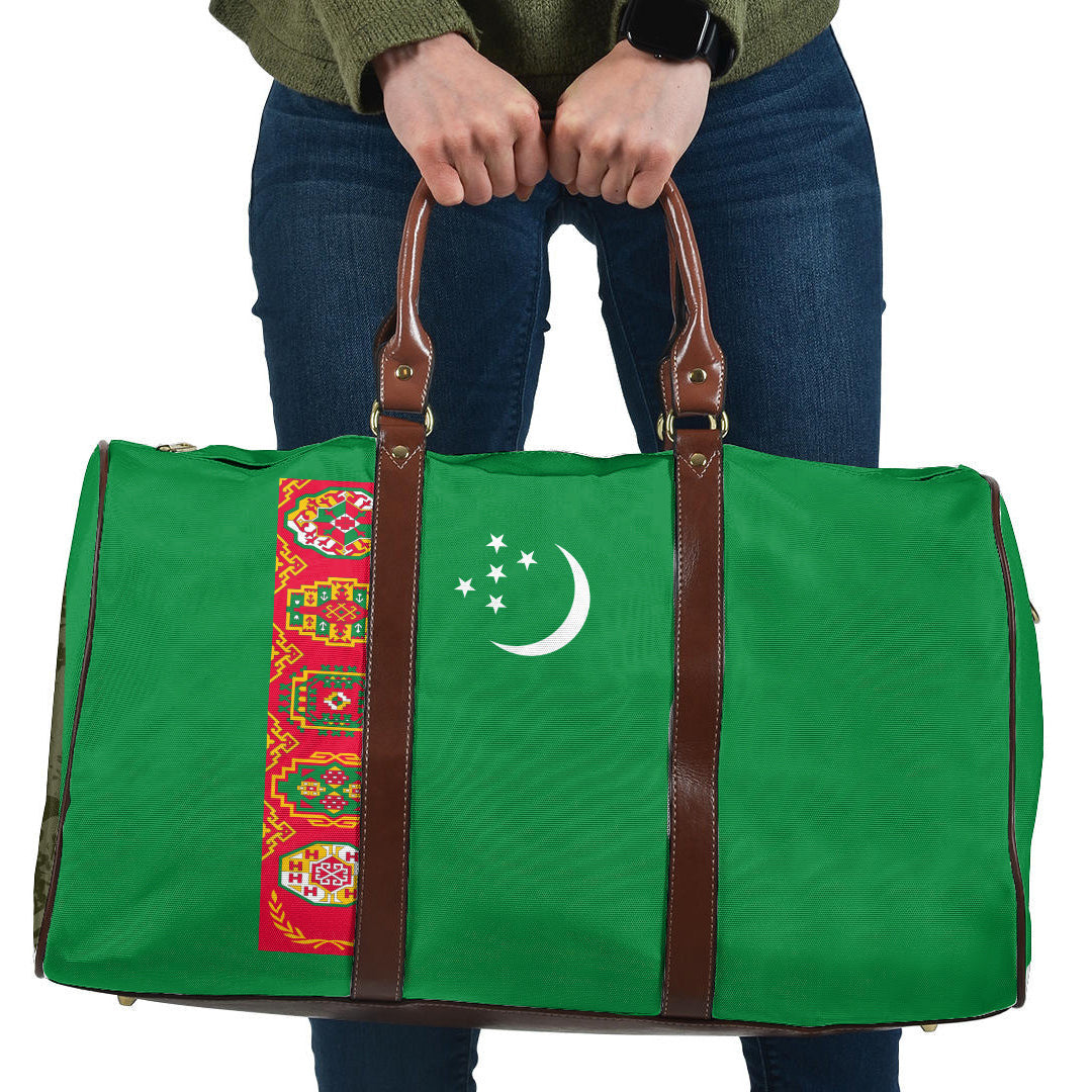 Travel Bag Flag of Turkmenistan Travel Bag
