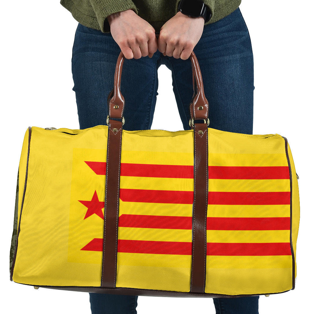 Travel Bag Catalonia Flag Of Catalan Republic Estelada Roja Travel Bag
