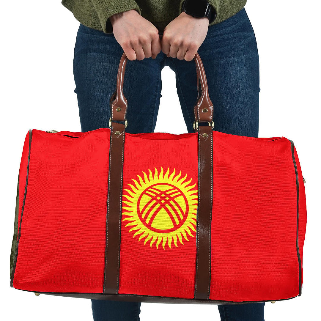 Travel Bag Flag of Kyrgyzstan Travel Bag