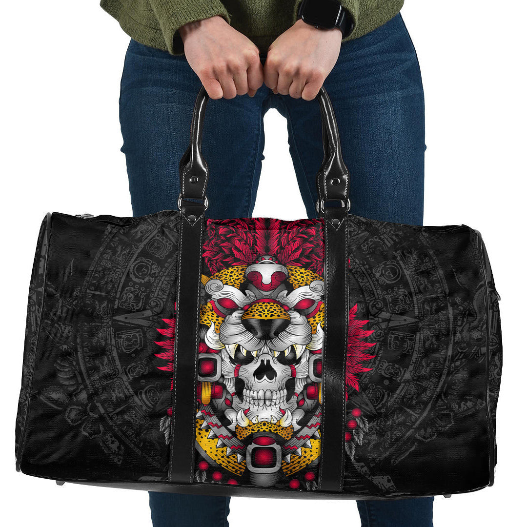 Bag Mexico Jaguar Warrior Aztec Mexican Travel Bag