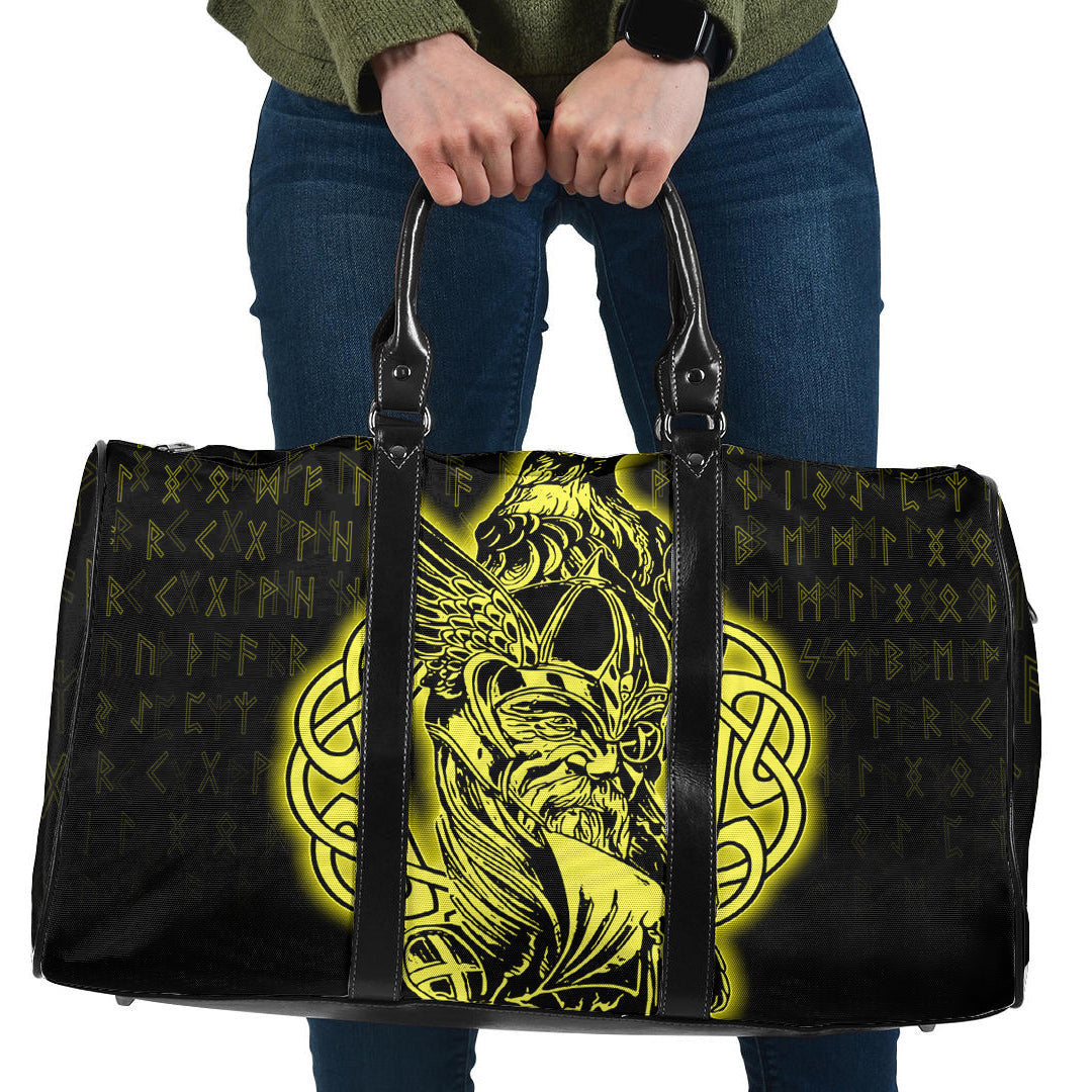 Bag Odin Raven Gold Viking Travel Bag