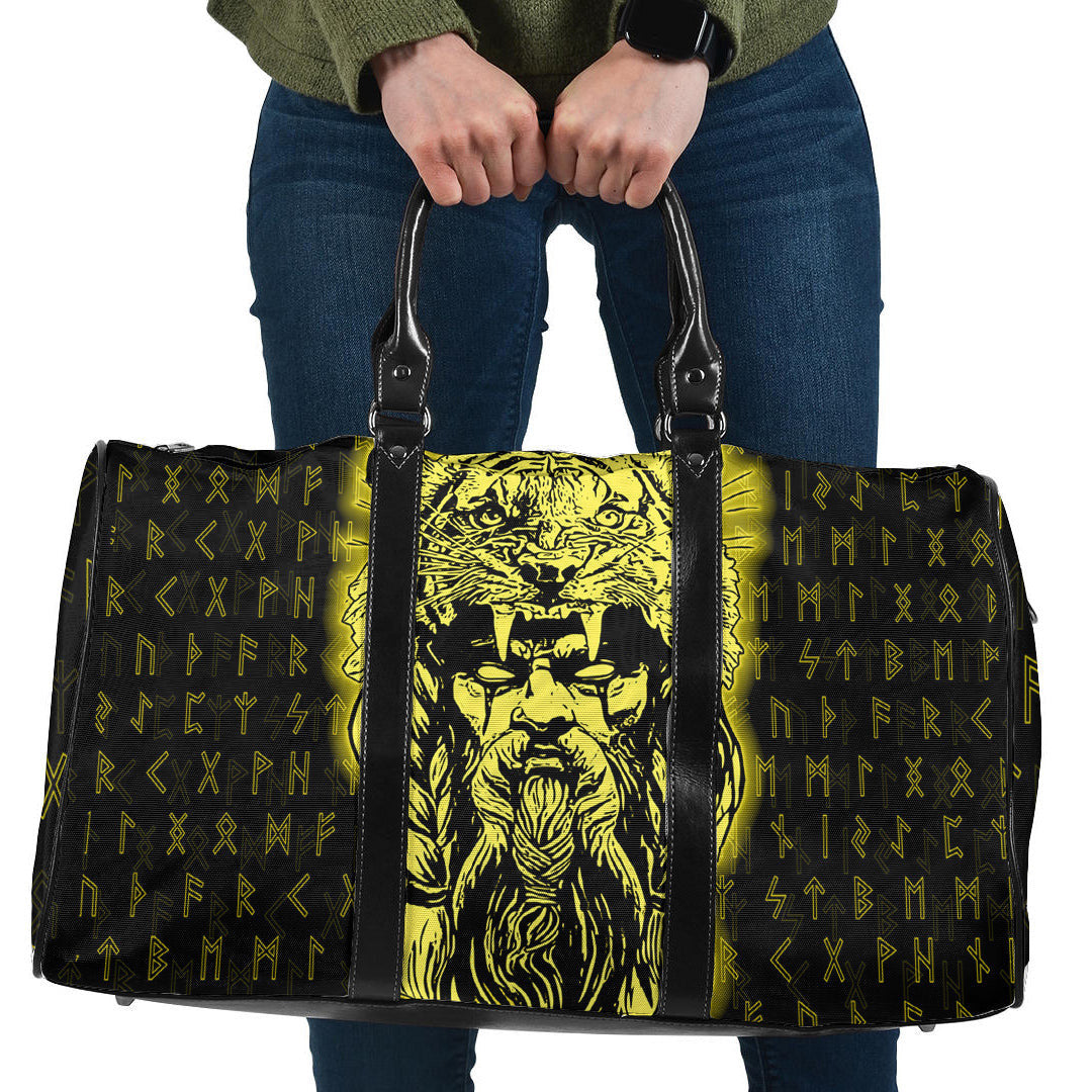 Bag Wolf Odin Viking Gold Travel Bag