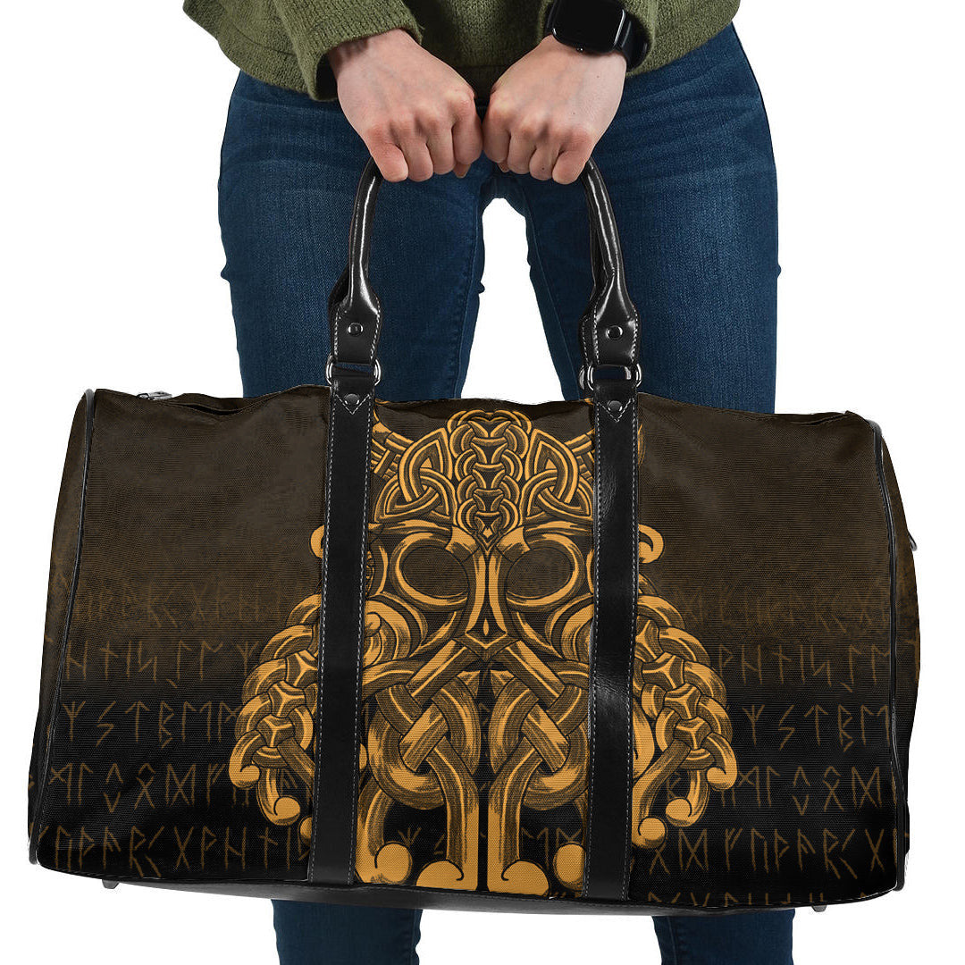 Bag Vikings Odin Valhalla Gold Version Travel Bag