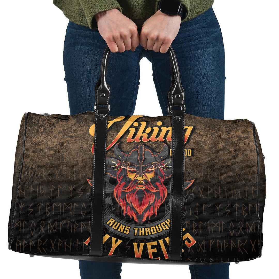 Copy of Bag Viking Blood Run Through My Veins Travel Bag