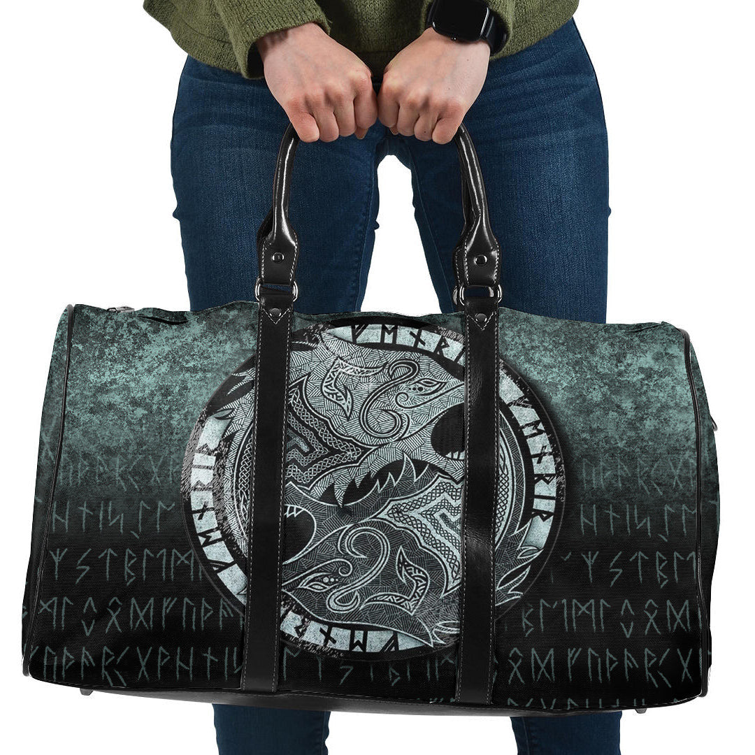 Bag Fenrir the Wolf Cyan Version Travel Bag