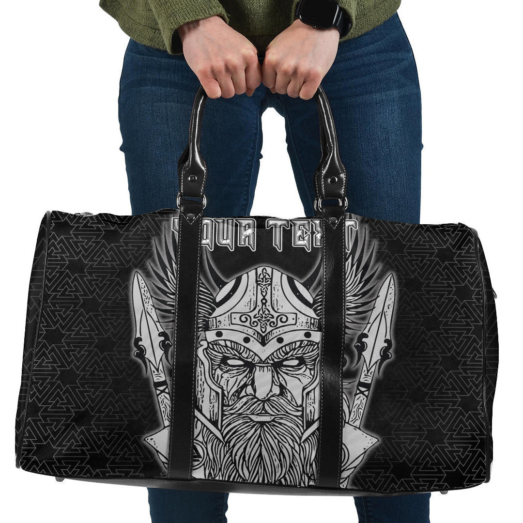 Bag Custom Odin And Wolf Viking Travel Bag