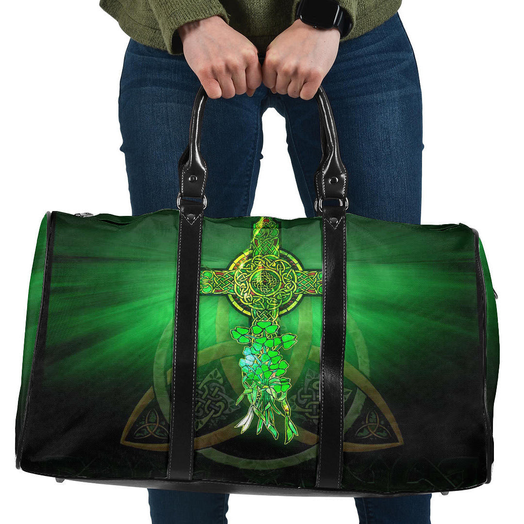 Bag Patrick Day Cross And Skull Travel Bag