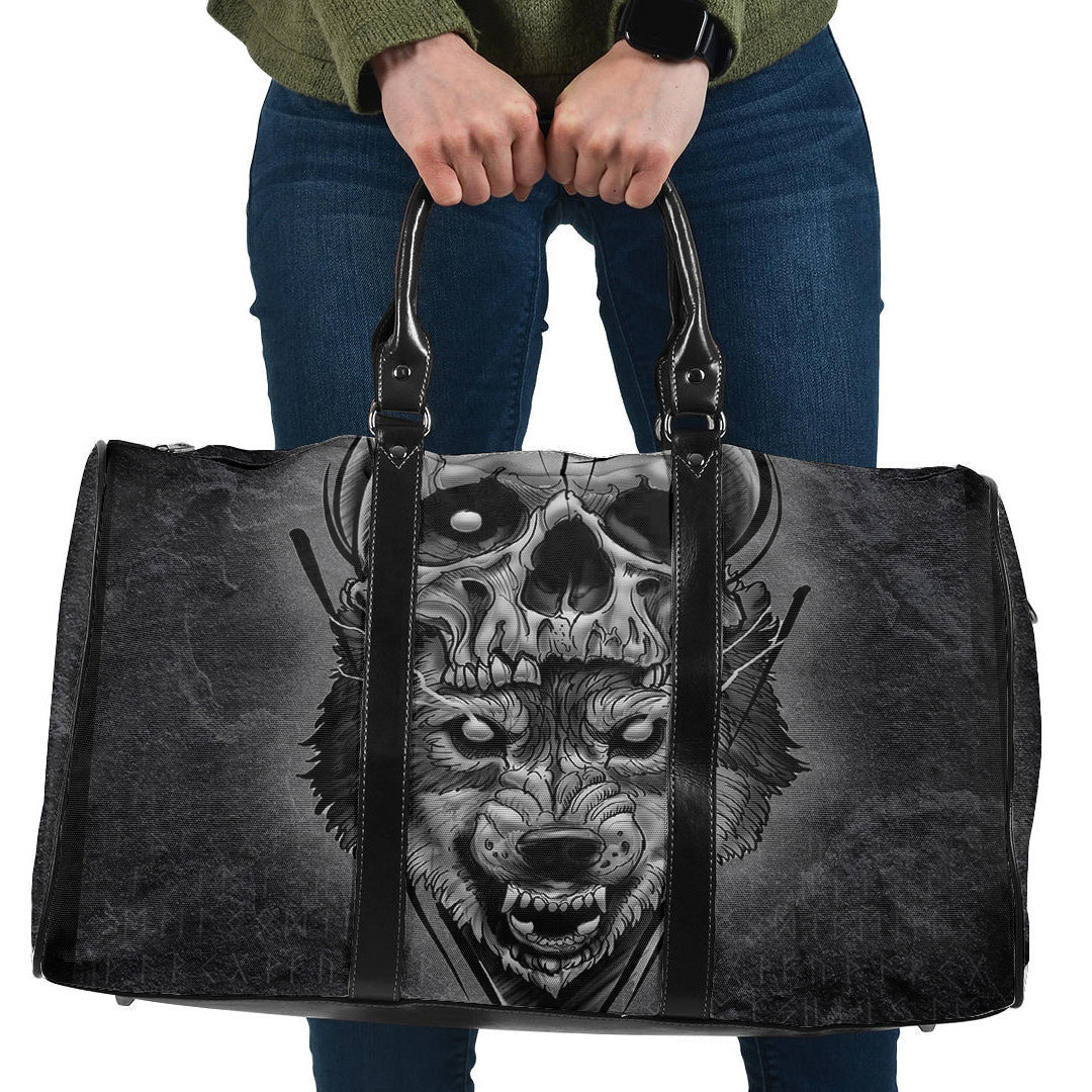 Bag Wolf And Skull Travel Bag