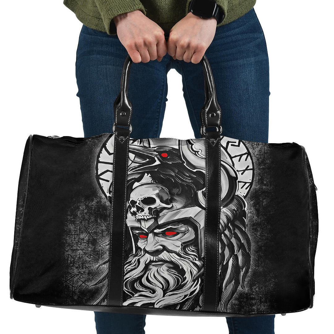 Bag Raven Of Odin Viking Skull Viking Travel Bag