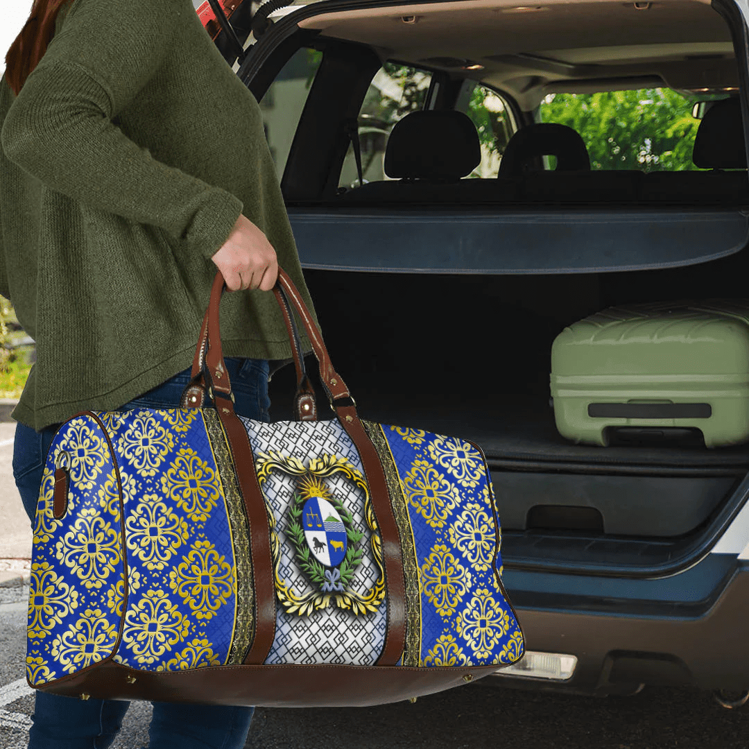 Travel Bag Uruguay Royal Pattern