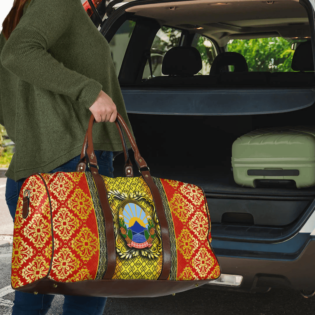 Travel Bag North Macedonia Royal Pattern