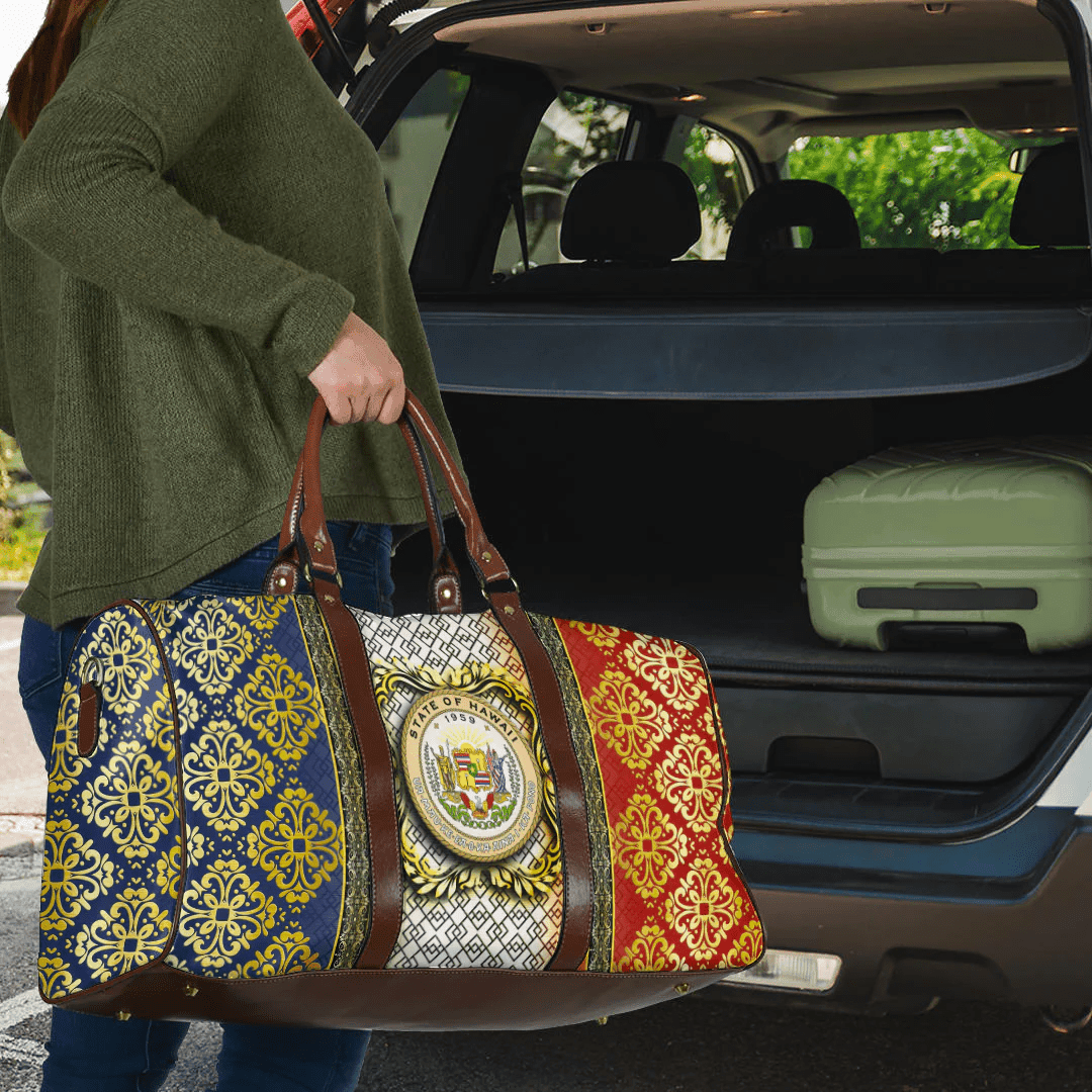 Travel Bag Hawaii Royal Pattern