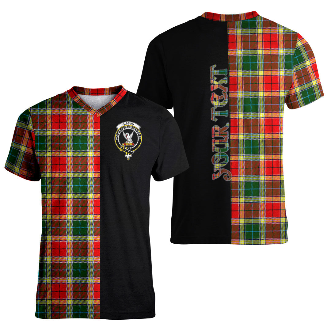 Printivon Gibsone (Gibson Gibbs) Tartan Personalize Half T shirt