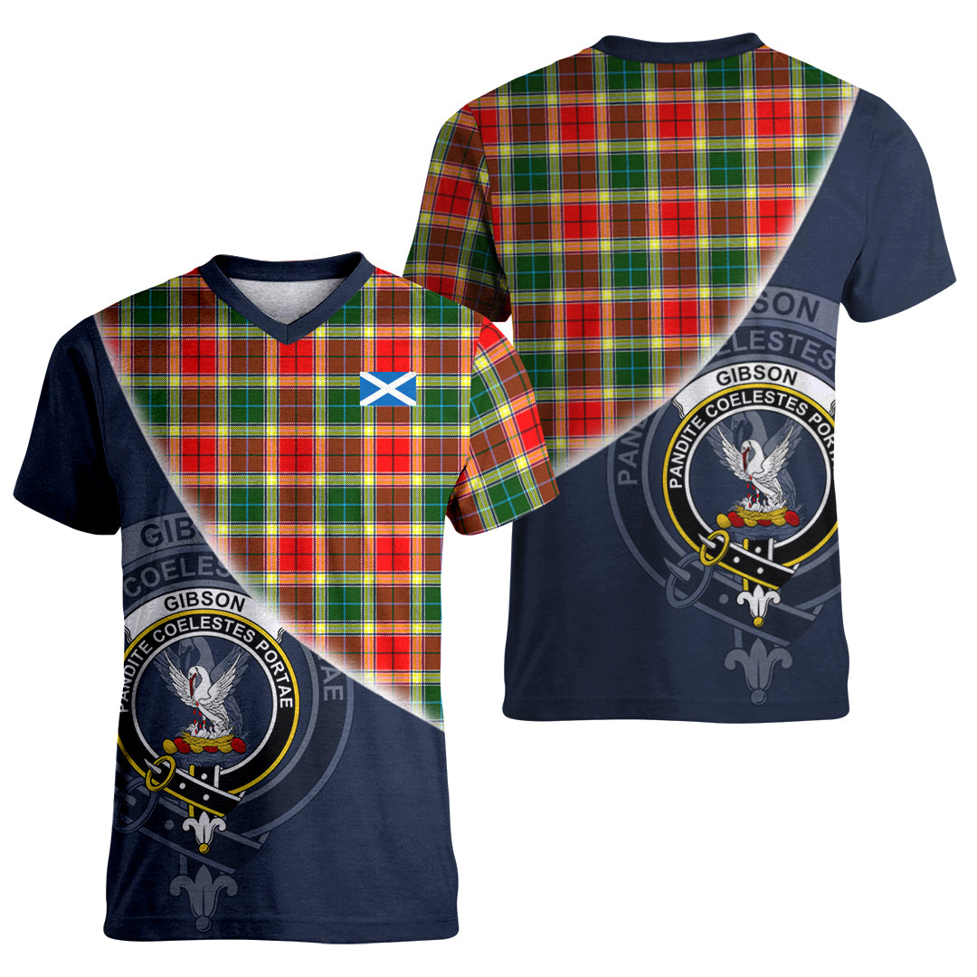 Printivon Gibsone (Gibson Gibbs) Tartan Scottish Crest T Shirt