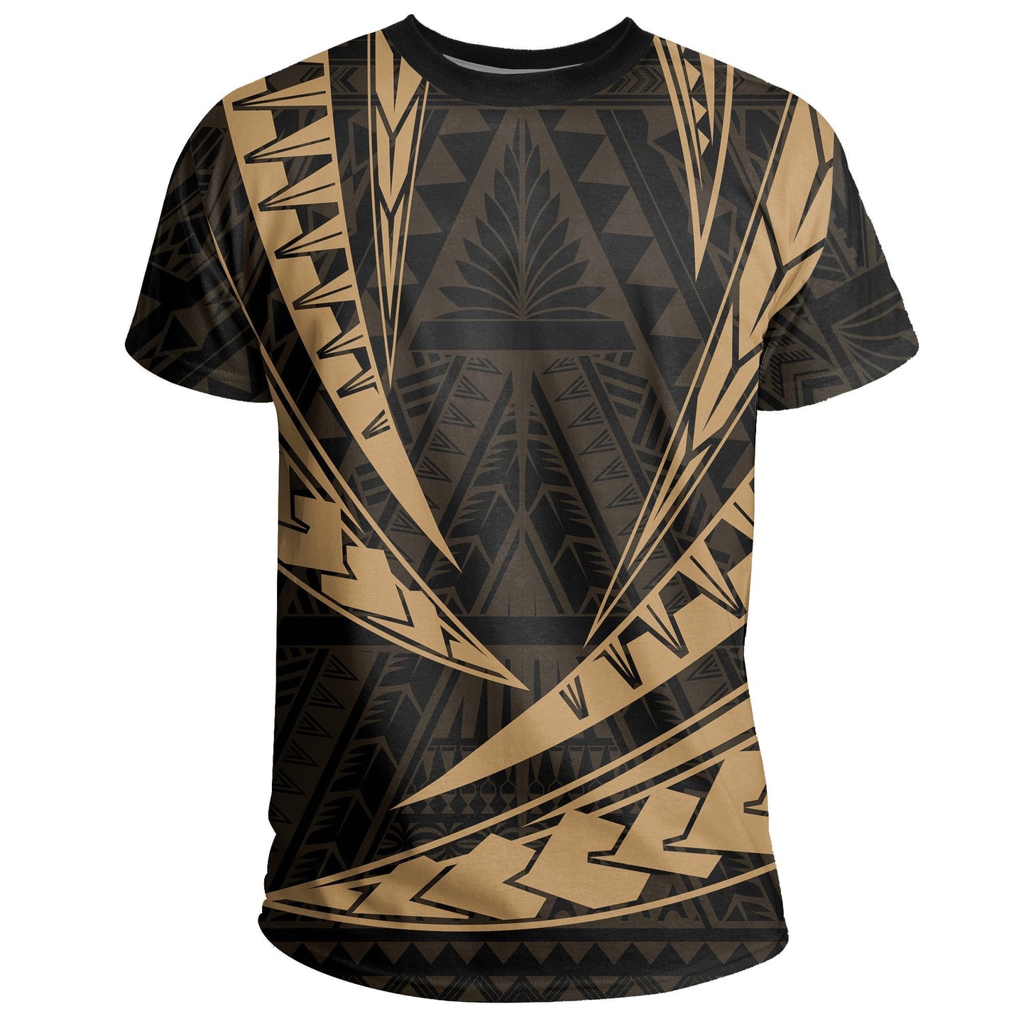 Hawaii Kanaka Polynesian T-shirt Gold