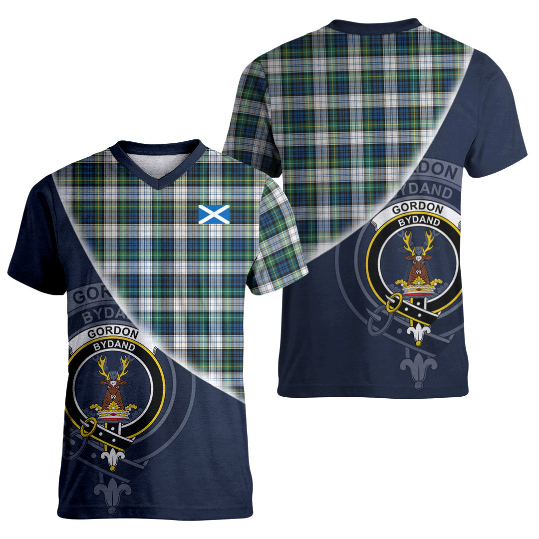 Printivon Gordon Dress Ancient Tartan Scottish Crest T Shirt
