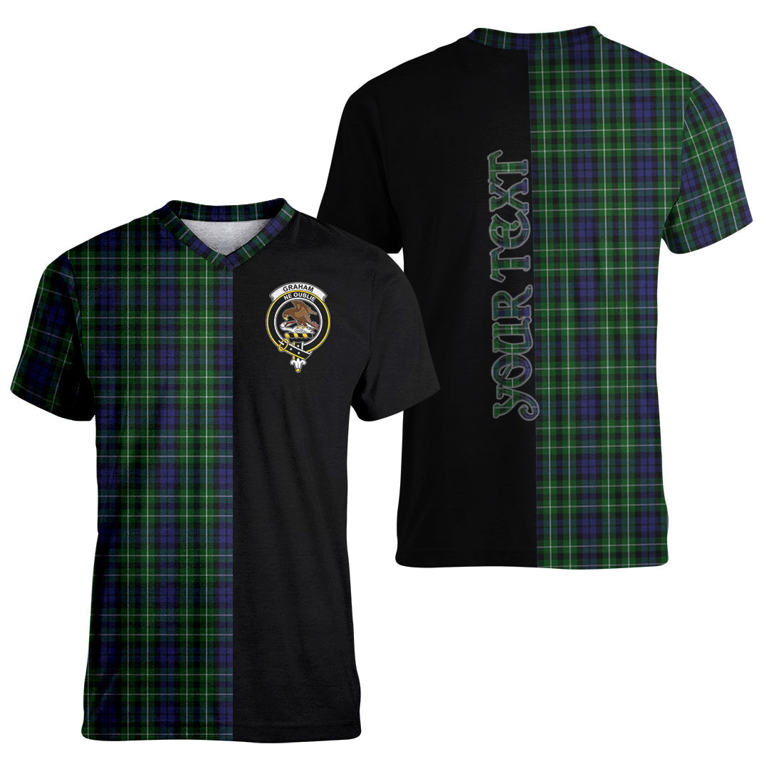 Printivon Graham of Montrose Tartan Personalize Half T shirt