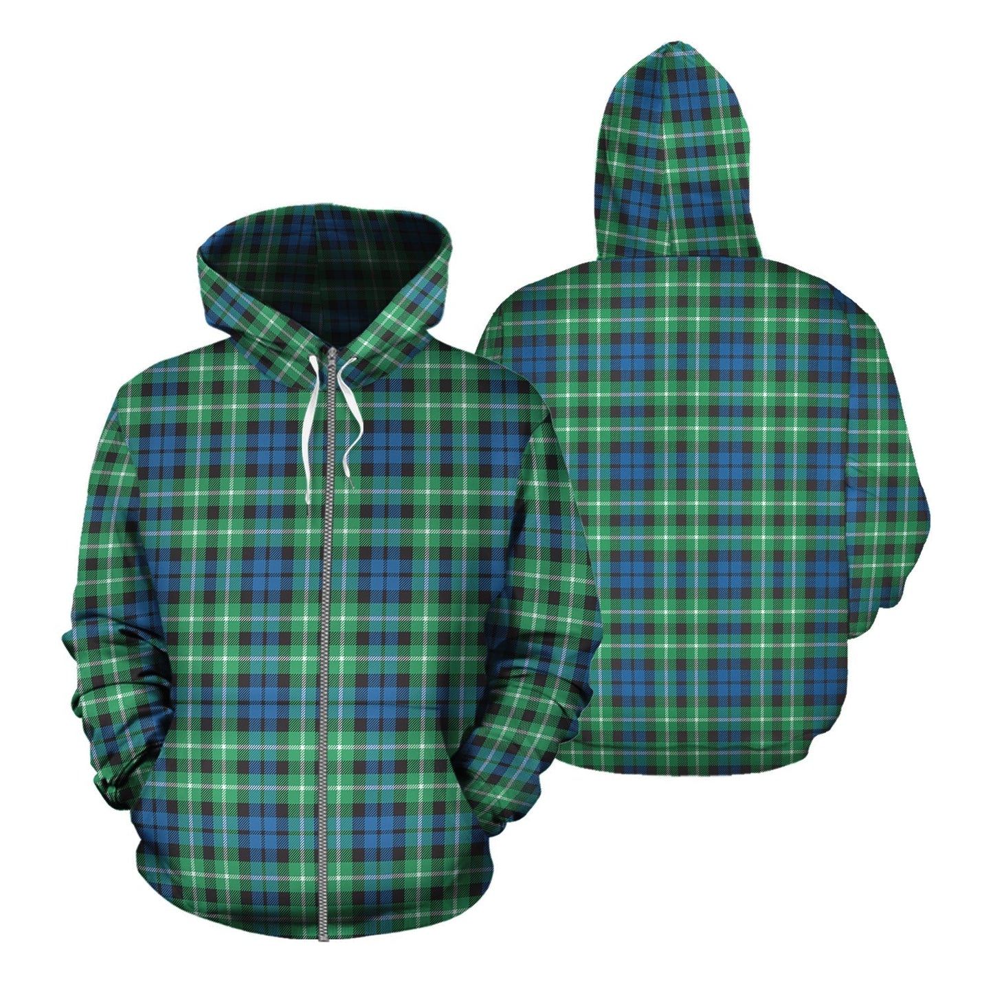 Printivon Graham Of Montrose Ancient Tartan Hoodie