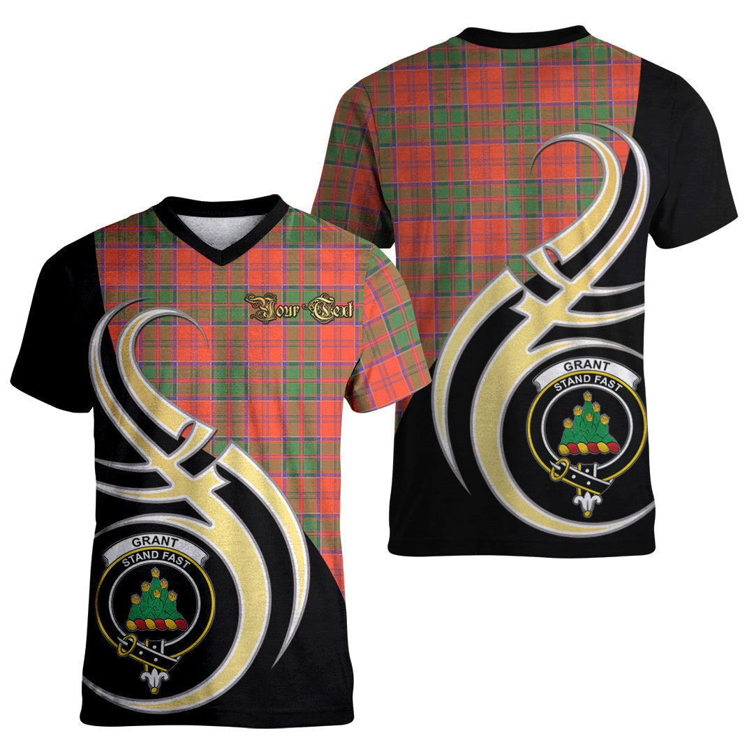 Printivon Grant Ancient Tartan Crest Believe In Me T Shirt