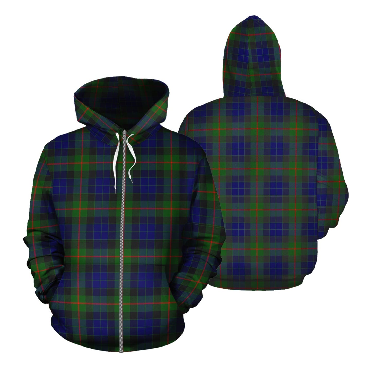Printivon Gunn Modern Tartan Hoodie