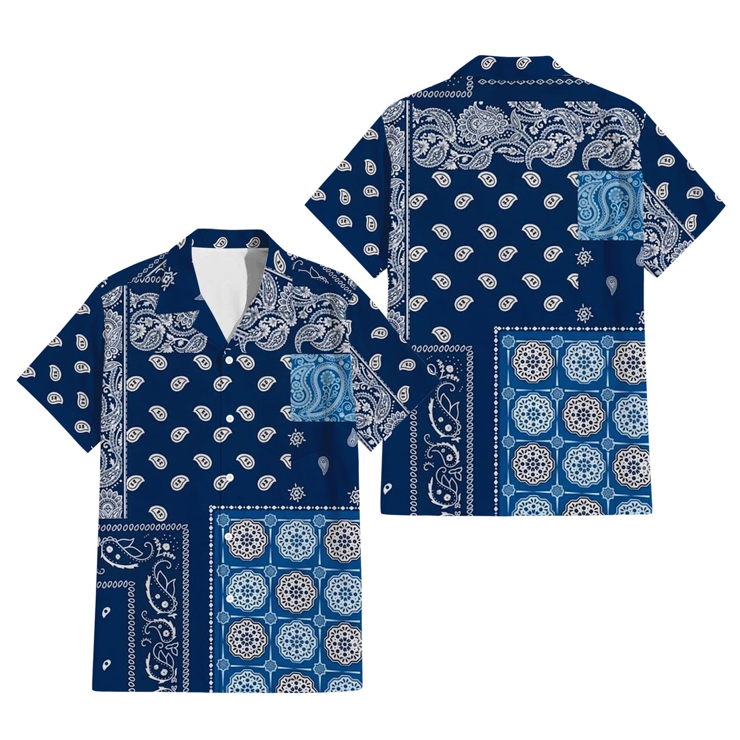 Paisley Pattern Matching Outfit For Couple Island Puletasi Dress And Hawaiian Shirt For Her Him